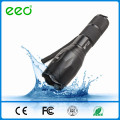 EEO G700 led Flashlight Zoom 5 Modes, AAA batterie ou 18650 Rechargeable led Flashlight